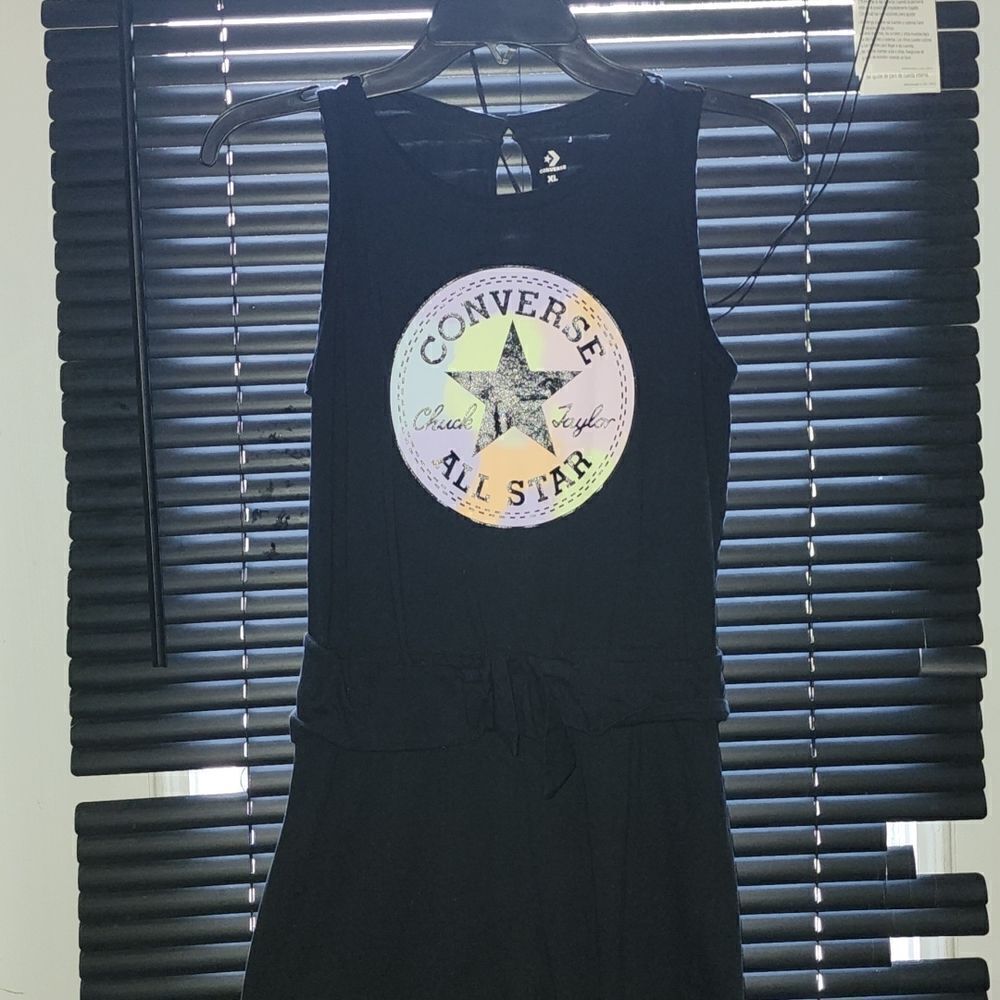 Girls Converse Romper  